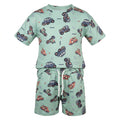 Kids Vehicle Print T Shirt And Shorts Set