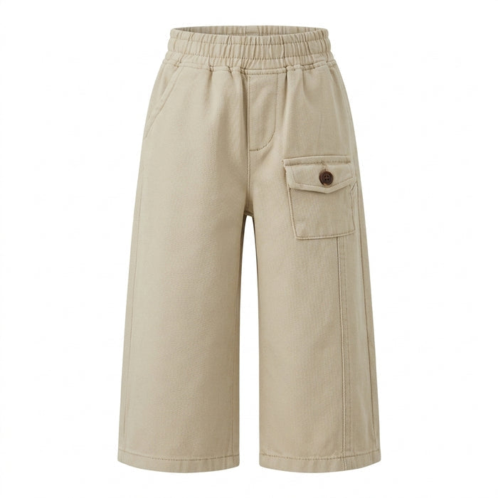 Kids Wide Leg Cargo Pants
