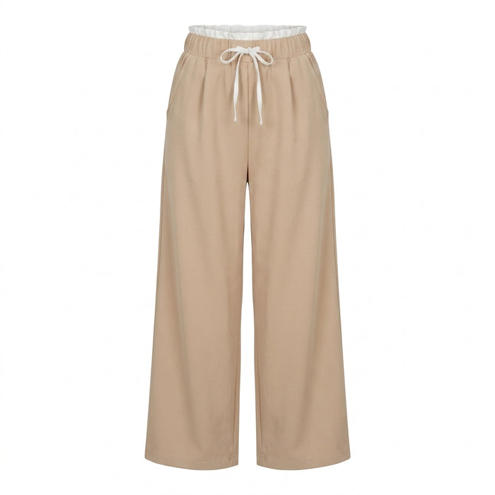 Kids Wide Leg Drawstring Trousers
