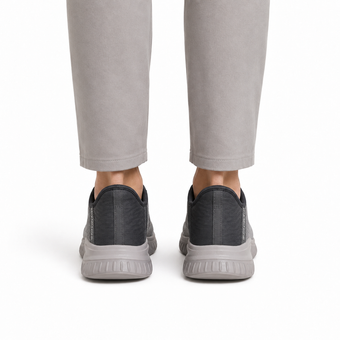 Knit Lace Up Sports Sneakers