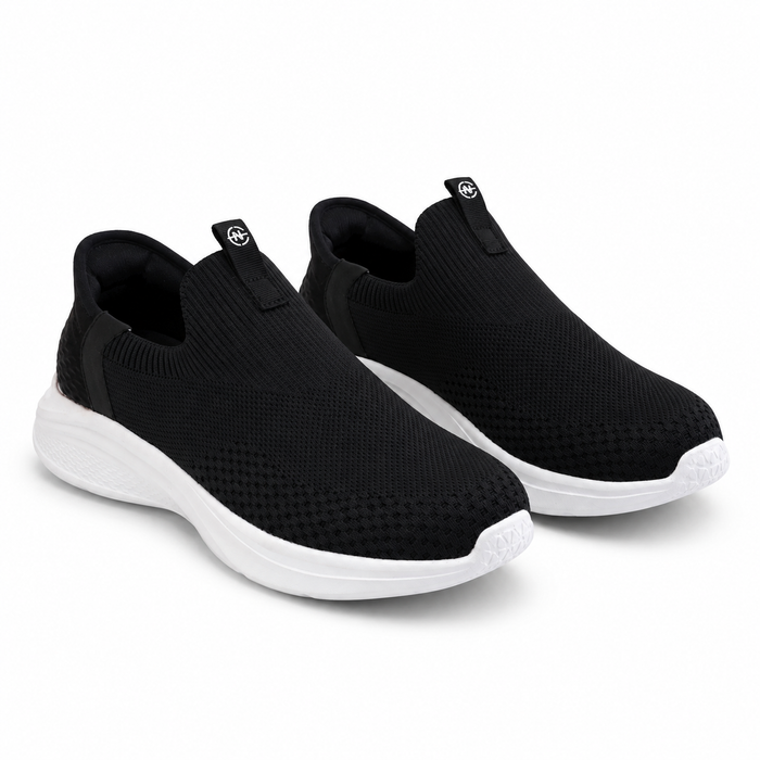 Knit Slip On Casual Sneakers