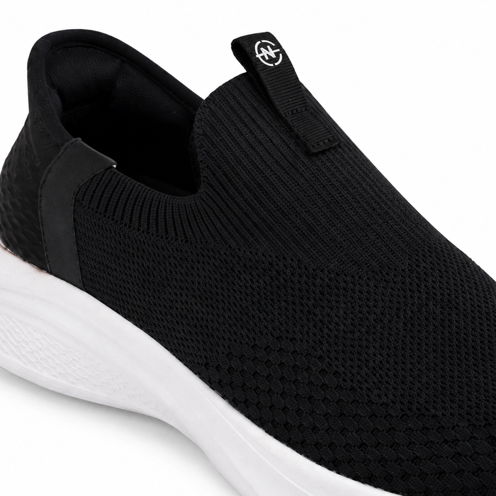 Knit Slip On Casual Sneakers