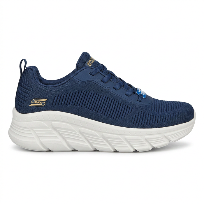 Knit Slip On Sneakers With Cushioned Chunky Sole