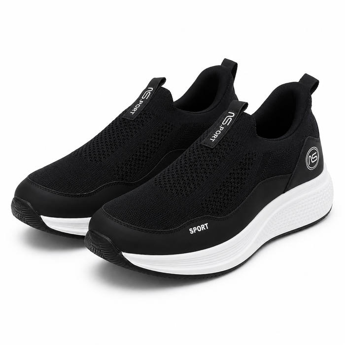 Knit Slip On Sports Sneakers