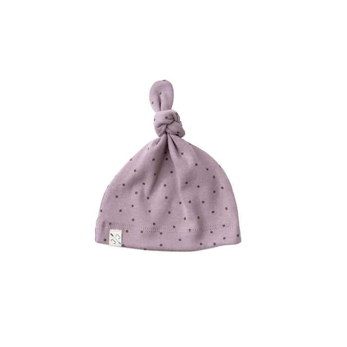 knot hat - dots on thistle