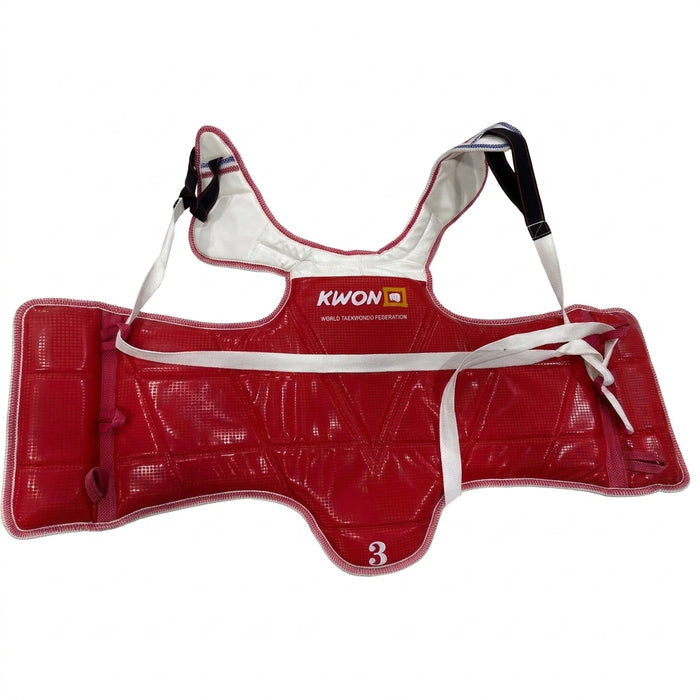 Kwon Wtf Taekwondo Chest Protector Reversible Body Guard For Training And Competition