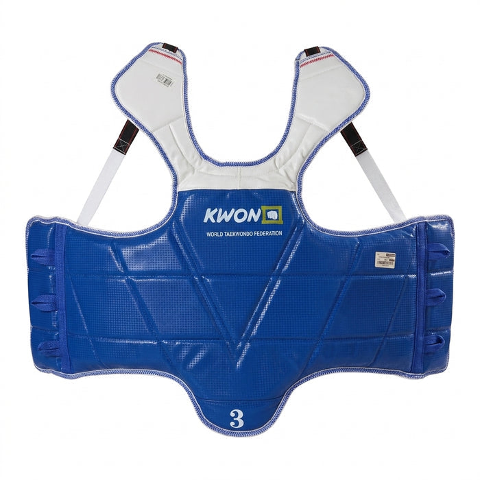 Kwon Wtf Taekwondo Chest Protector Reversible Body Guard For Training And Competition