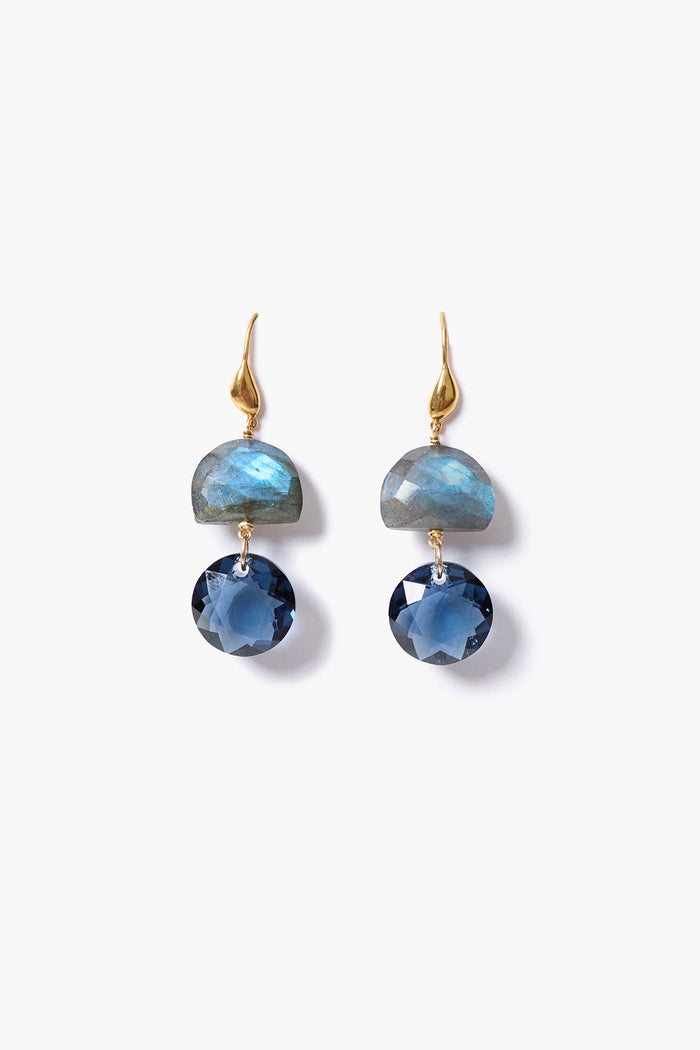 Labyrinth Duo Earrings Labradorite