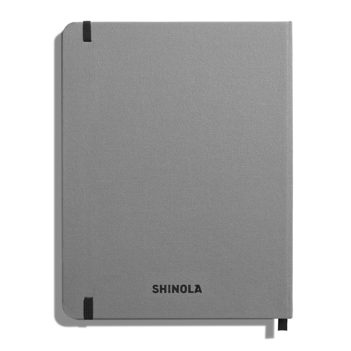 Large Hard Grid Journal - Stone