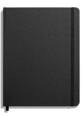 Large Hard Ruled Journal - Black