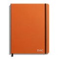 Large Hard Ruled Journal - Bold Orange
