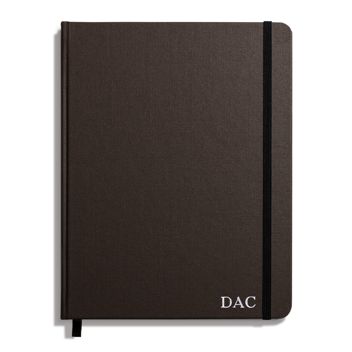 Large Hard Ruled Journal - Espresso