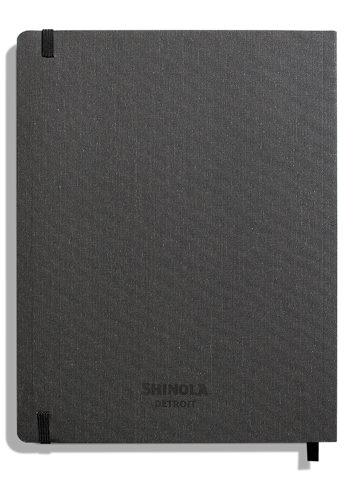Large Soft Ruled Journal - Charcoal