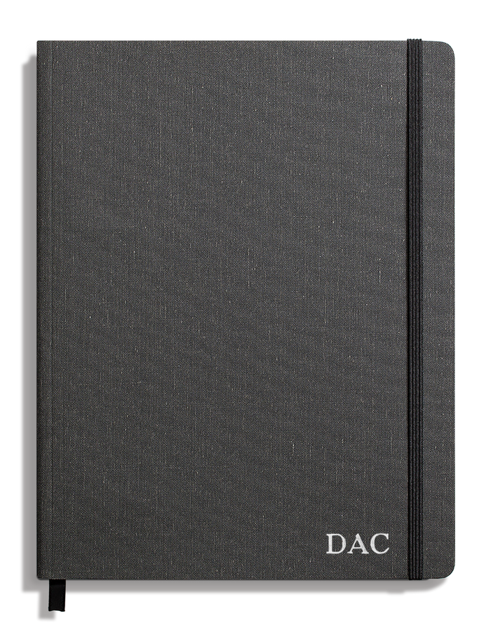 Large Soft Ruled Journal - Charcoal