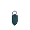 Leather Monogram Key Fob - Emerald