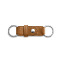 Leather Valet Key Fob - Brown