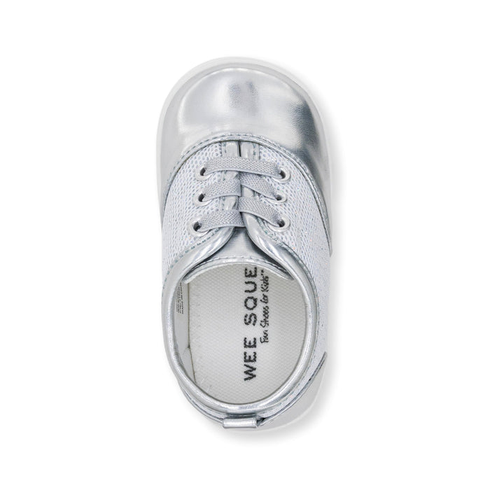 Lexi Sparkle Silver Shoe - Wee Squeak