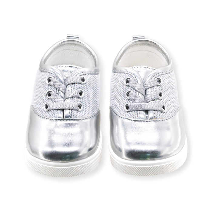 Lexi Sparkle Silver Shoe - Wee Squeak