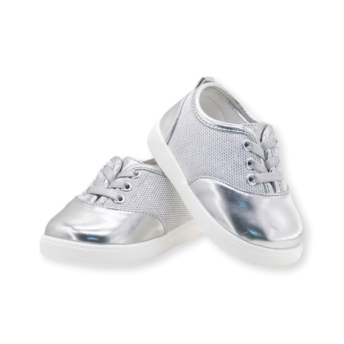 Lexi Sparkle Silver Shoe - Wee Squeak