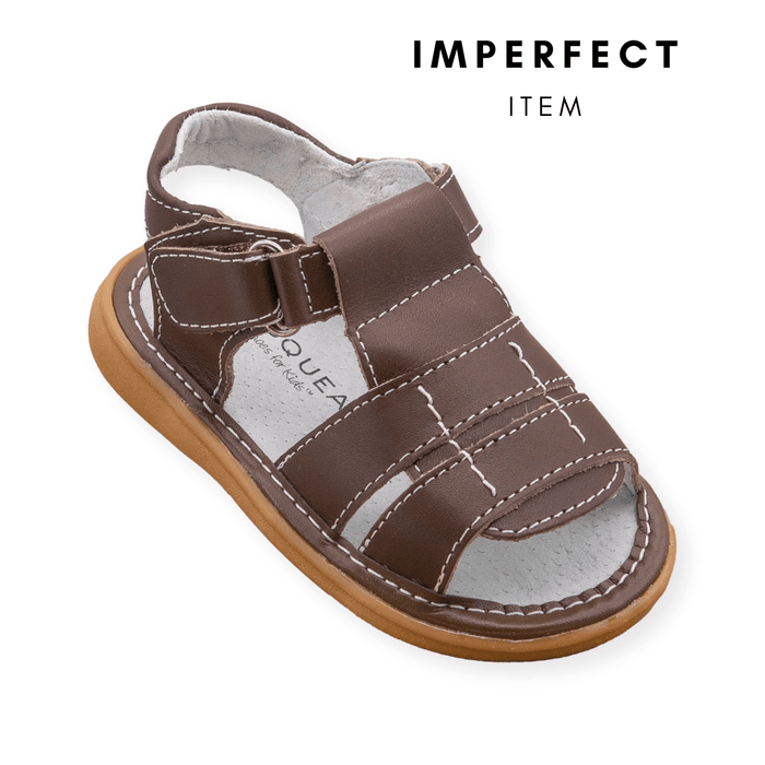 Liam Brown Sandal (IMPERFECT) - Wee Squeak