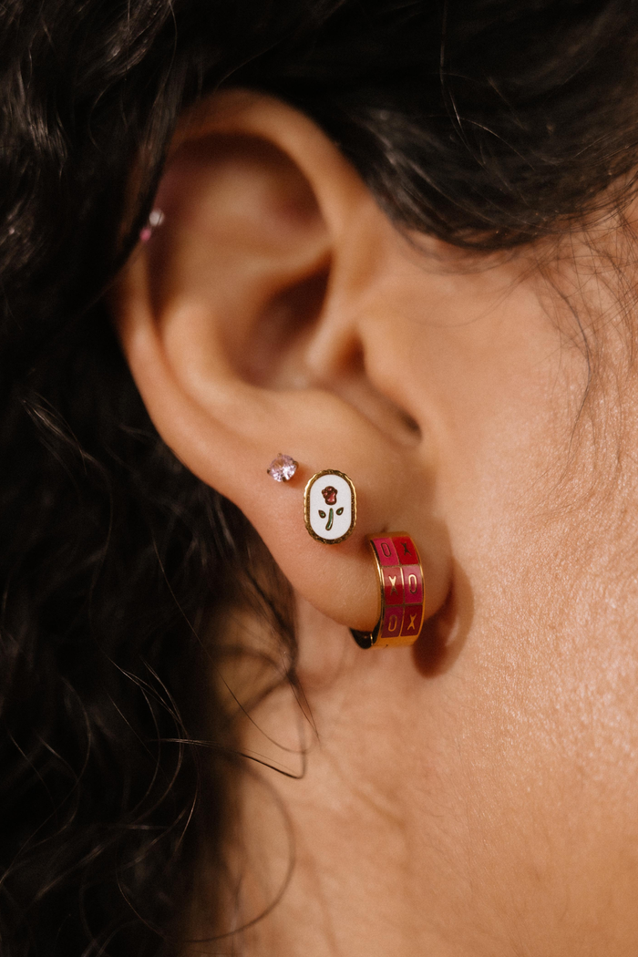 Light Pink Gem Flat Back Stud