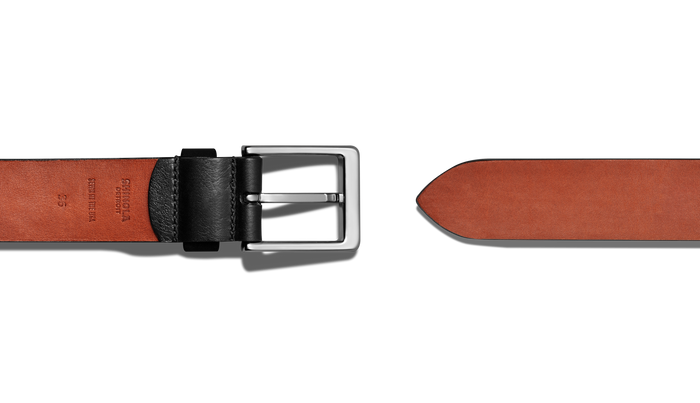 Lightning Bolt Keeper Belt - Black