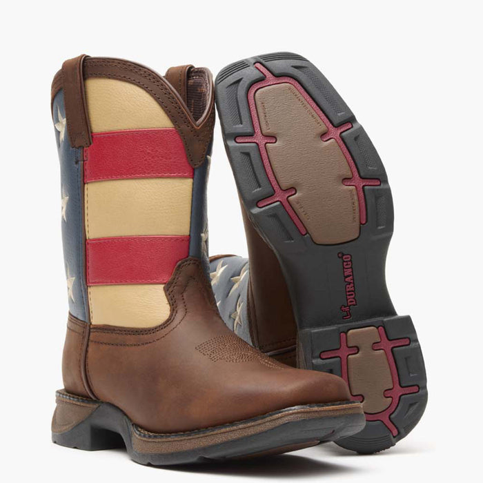 Lil' Rebel™ by Durango® Big Kids' Patriotic Western Boot - outsole