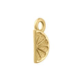 Lime Wedge Hoop Charm