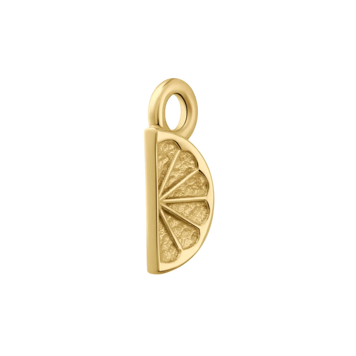 Lime Wedge Hoop Charm
