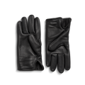 Lined Leather Gloves - Black