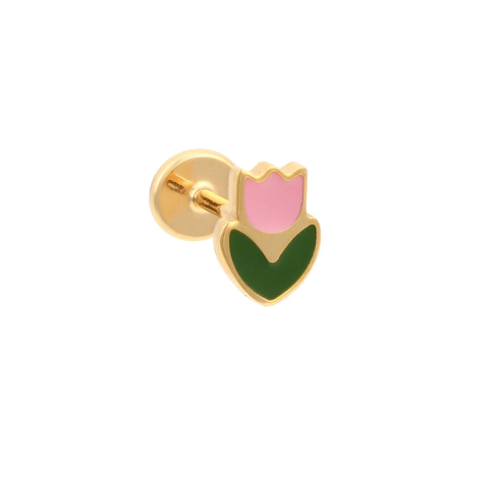 Lisse Enamel Flat Back Stud