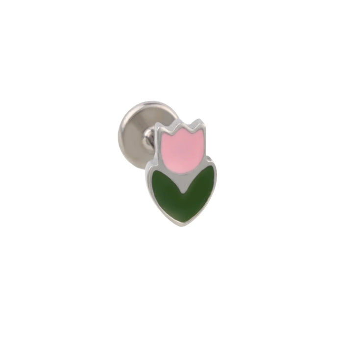 Lisse Enamel Flat Back Stud