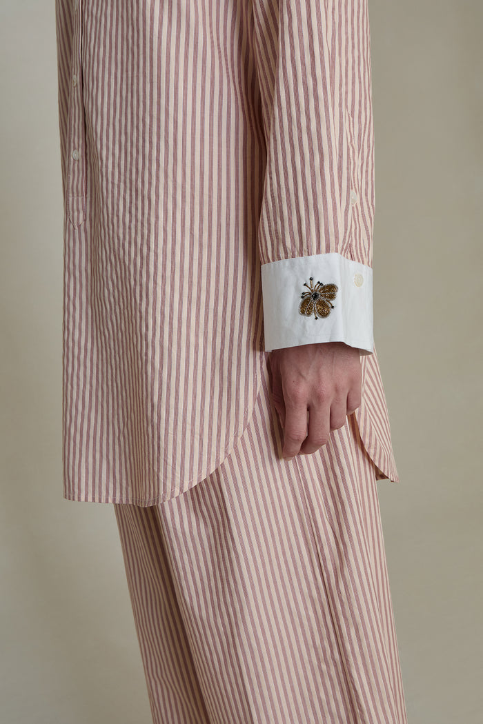 Lita Blouse Pink Stripe