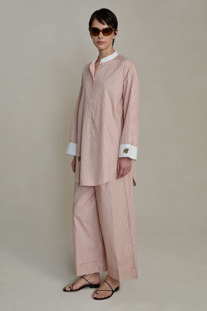 Lita Blouse Pink Stripe