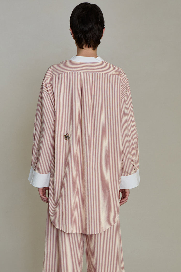 Lita Blouse Pink Stripe