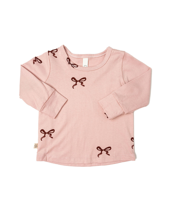 long sleeve tee - classic bows