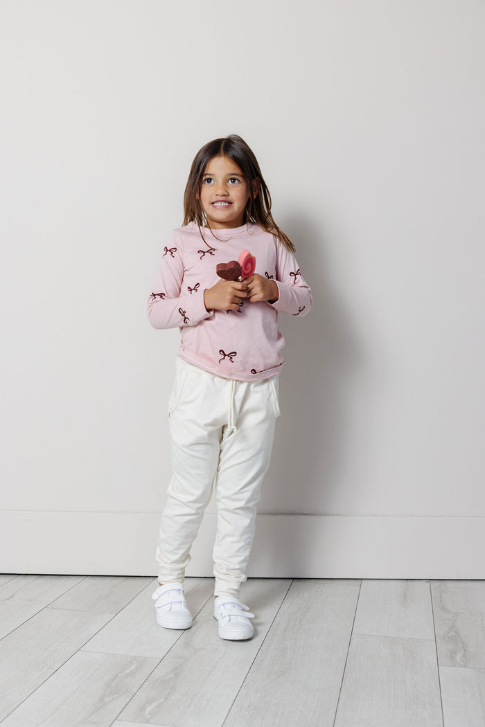 long sleeve tee - classic bows