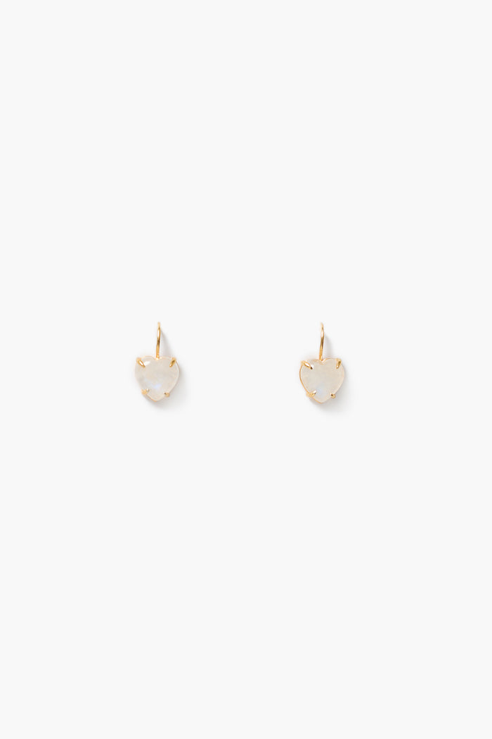 Love Drop Earrings Moonstone