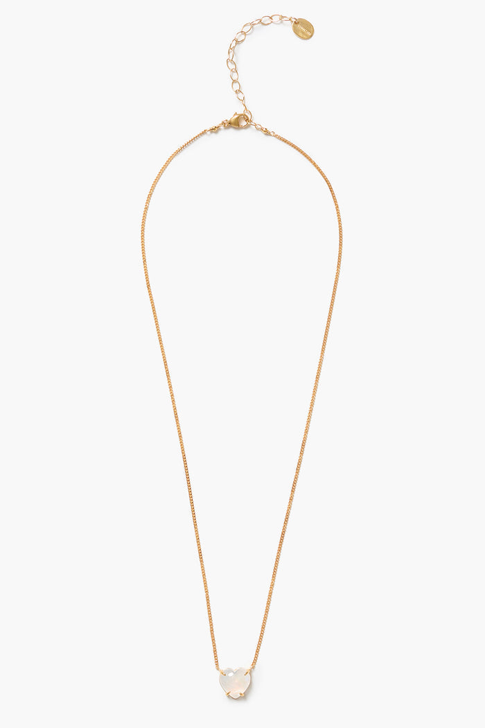 Love Drop Necklace Moonstone
