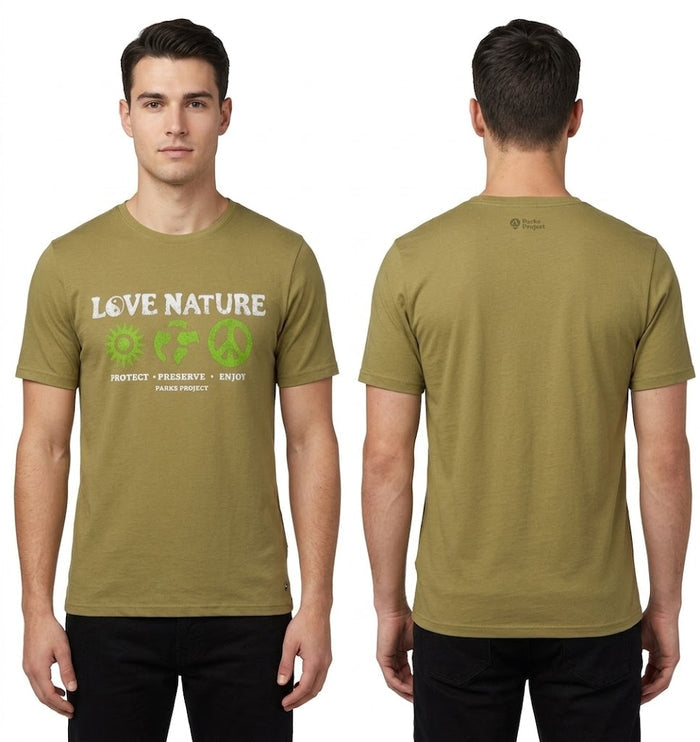 Love Nature Graphic Printed T Shirt For Men