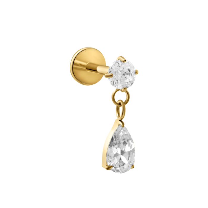 Lucine Flat Back Stud
