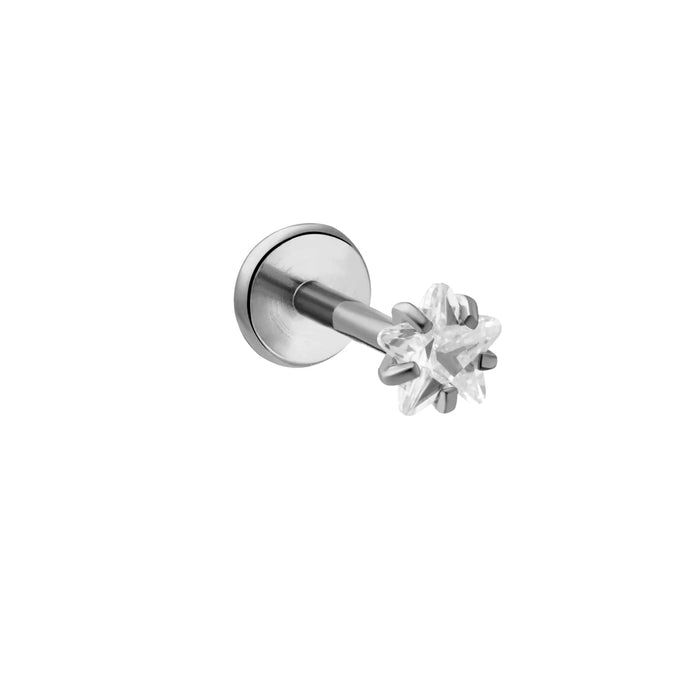 Lucky Star Flat Back Stud