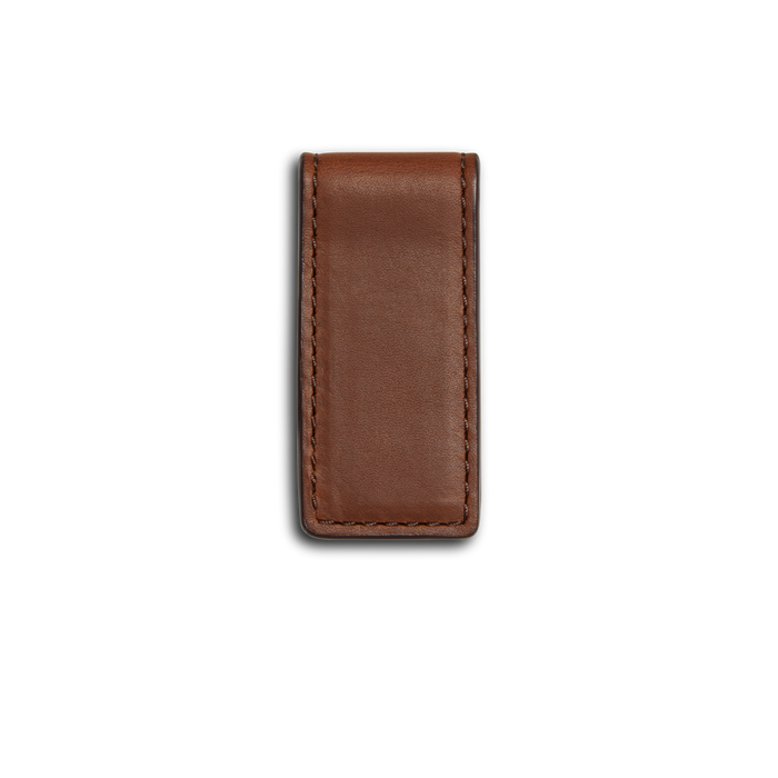 Magnetic Money Clip - Medium Brown