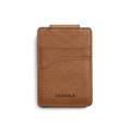 Magnetic Money Clip Card Holder - Tan