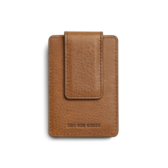 Magnetic Money Clip Card Holder - Tan