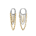 Main Course Mixed-Metal Hoops