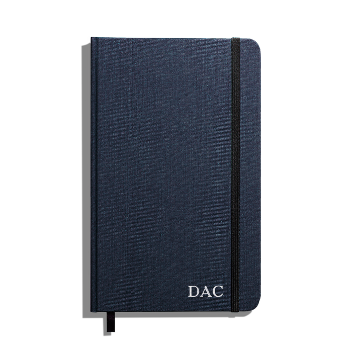 Medium Hard Grid Journal - Navy
