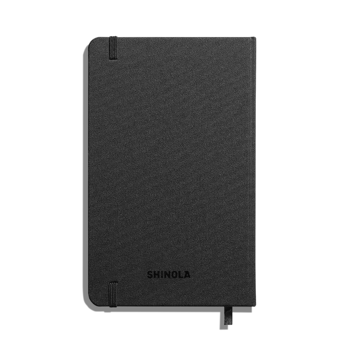 Medium Hard Plain Journal - Black