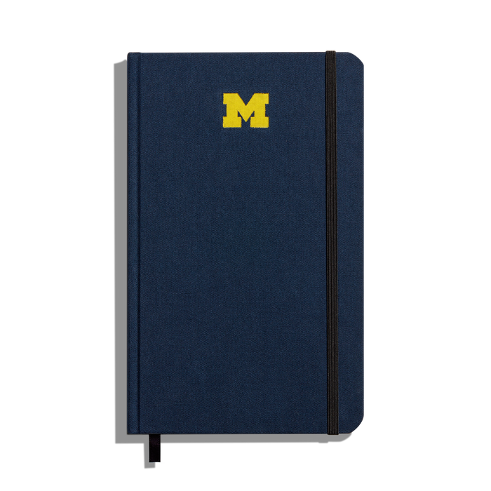 Medium Hard Ruled Journal - Navy