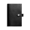 Medium Snap Journal Cover - Black Vachetta